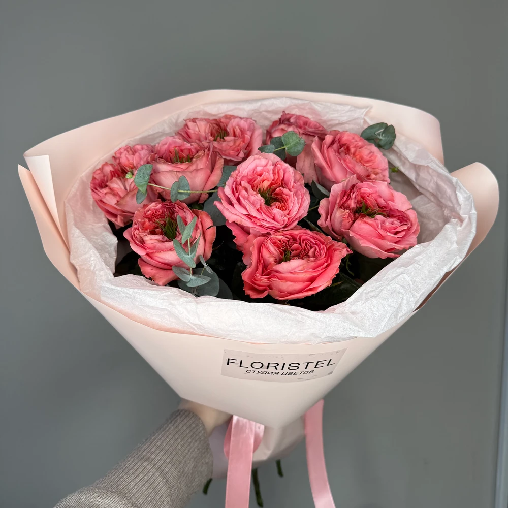 Букет из роз мандарин